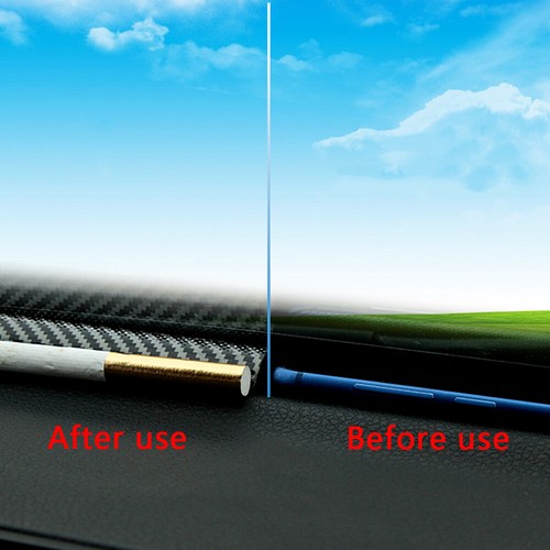 1.6M Carbon Fiber Car Dashboard Windshields Gap Sealing Strip Rubber Accessories - Picture 6 of 16