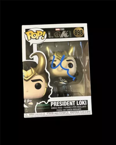 Matt Damon Signed President Loki 898 Funko Pop COA 4