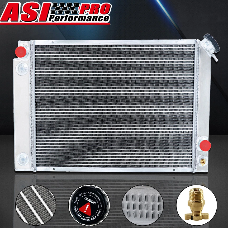 3 Row Aluminum Radiator for 1984-1988  85 86 87 Pontiac Fiero I4/V6 2.5/2.8L AT — 第 2/4 张图片