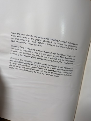 Mercedes Benz Diesel Theory And Operation Manual - Picture 4 of 7