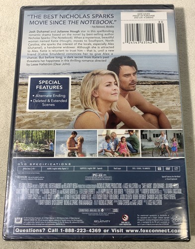 Safe Haven 2013 DVD NEW SEALED Nicholas Sparks Josh Duhamel Julianne Hough - Picture 2 of 4