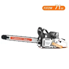 71cc Gas Chainsaw with 24'' Guide Bar Chain Compatible with Husqvarna 372XP G372