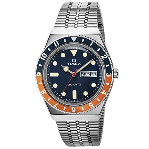 TIMEX Q Blue x Orange TW2U6110 - Picture 1 of 6