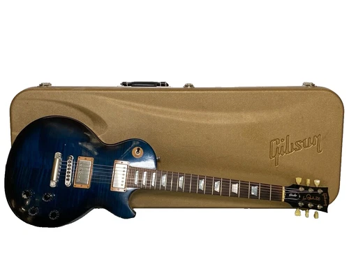 2015 Gibson Les Paul Studio Manhattan Midnight Blue With Case