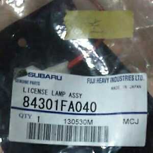 SUBARU GC8 Lamp Light Set JDM Impreza WRX STI GENUINE Rear Number Plate