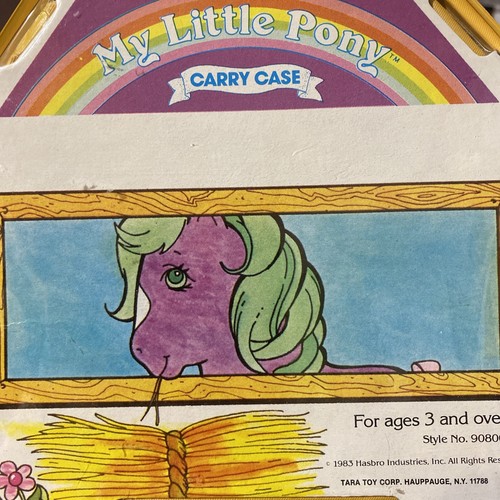 Vintage 1983 My Little Pony Carry Case And 1st Generation MLP Hasbro Ponies Tara - Picture 15 of 22