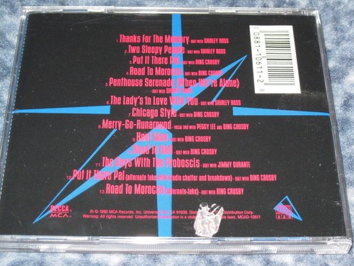 BOB HOPE & FRIENDS CD "THANKS FOR THE MEMORIES" 1992 MCA RECORDS - Picture 2 of 3