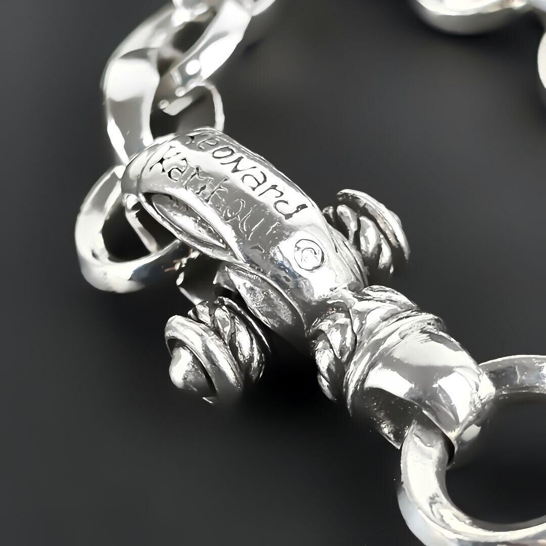 LEONARD KAMHOUT Bracelet 925 Silver 7.4*0.5 inch | eBay LEONARD KAMHOUT Bracelet 925 Silver 7.4*0.5 inch | eBay