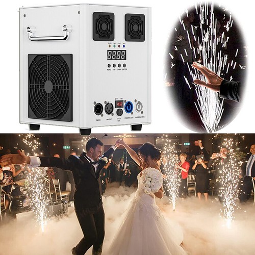 700W Cold Spark Machine DMX Stage Firework Machine & Flight Case For Wedding - Picture 24 of 30