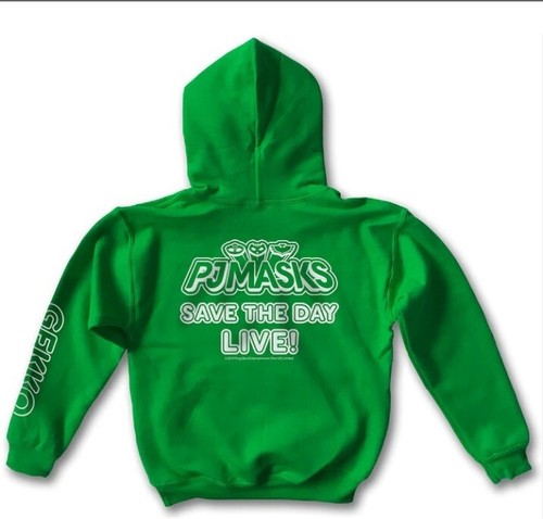 PJ MASKS - GEKKO - HERO HOODIE - GREEN YOUTH SMALL NEW!! - Picture 3 of 12