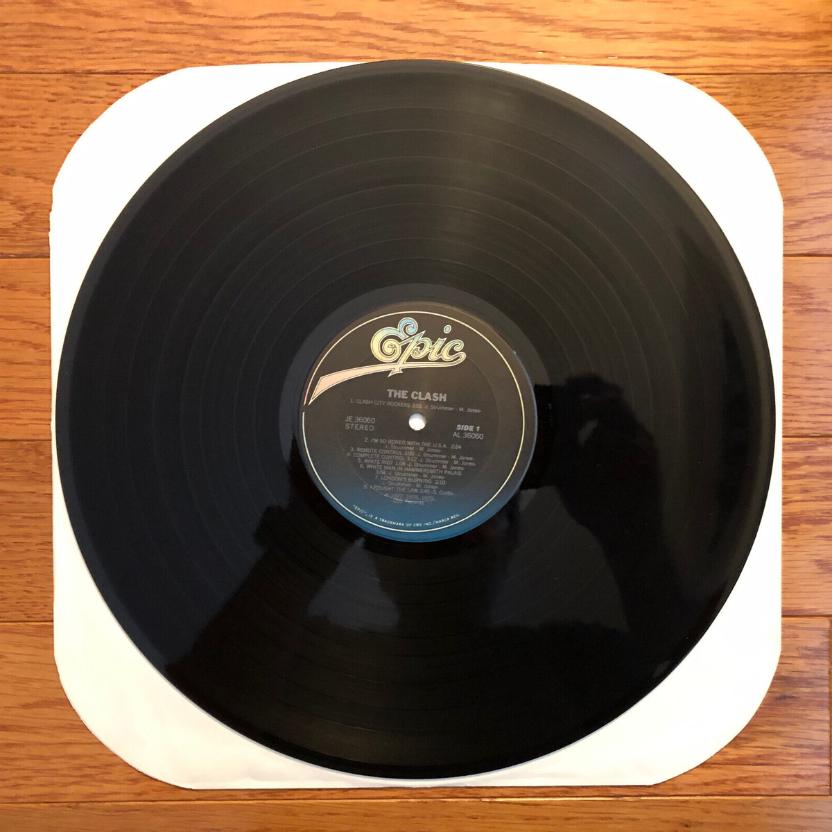 The Clash - Self Titled LP Epic JE 36060 1979 Pressing Debut