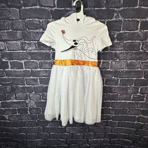 Nightmare Before Christmas Medium 8  White Tulle Dress Zero Dog Hood - Picture 1 of 11