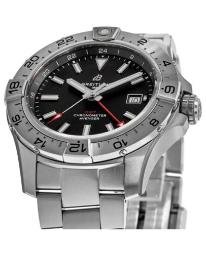 New Breitling Avenger Automatic GMT 44 Black Dial Men's Watch A32320101B1A1 - Picture 2 of 5