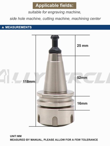 4 Pack ISO30 ER32 50 Tool Holder Collet Chuck G2.5 30000RPM for CNC Router - Picture 2 of 12
