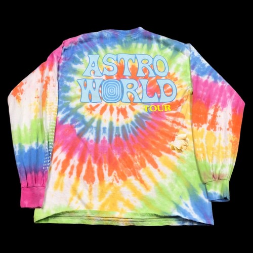 Camisa de gira de manga larga Astroworld Travis Scott Wish You Were Here adulto mediana - Imagen 6 de 7