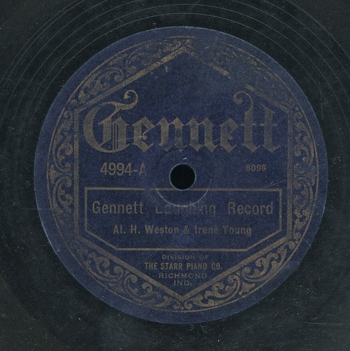 78ft-comedy-GENNETT 4994-Weston & Young-(Gennett laughing record) Nathan Glantz - Picture 1 of 2
