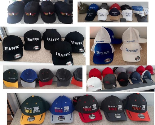12 Custom Embroidered Original Flexfit Adult 6-Panel Caps with Logo or Text - Picture 14 of 16