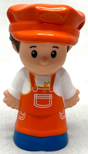 Monos Fisher Price Little People Tren Ingeniero Conductor Hombre en Naranja 2014 - Imagen 2 de 7
