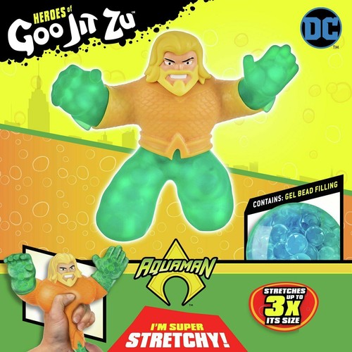Heroes of Goo Jit Zu 4 Pack DC Figure Superman Aquaman Batman Flash New Xmas Toy - Picture 3 of 10