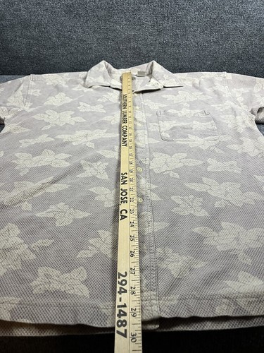 Khaki's by Arrow  Floral Print Casual Heavy Cotton Button Down Shirt Men's XL - Picture 7 of 8