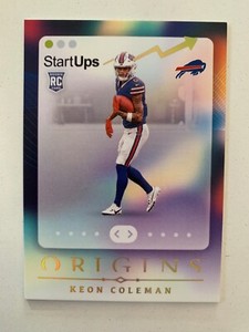 2024 Panini Origins rc StartUps KEON COLEMAN! Buffalo Bills