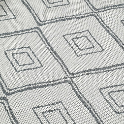 Cream Diamond Rug Woven Mat Bedroom Living Room Large Small 100% Cotton Carpet - Picture 13 of 50
