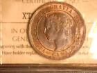 Canada 1897 large cent old world coin Iccs Ms63 #1195
