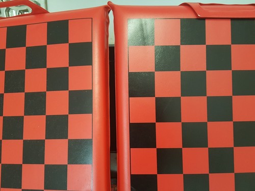 Plastic Seat Cushions 2 Mid-Atl-Bridge-Conference Charlotte NC Checkerboard - Picture 6 of 9