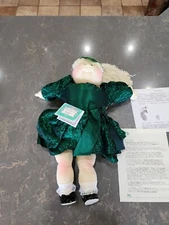 Cabbage Patch Kids Doll 1995 22" JC Penney Limited Edition Green Dress & Papers