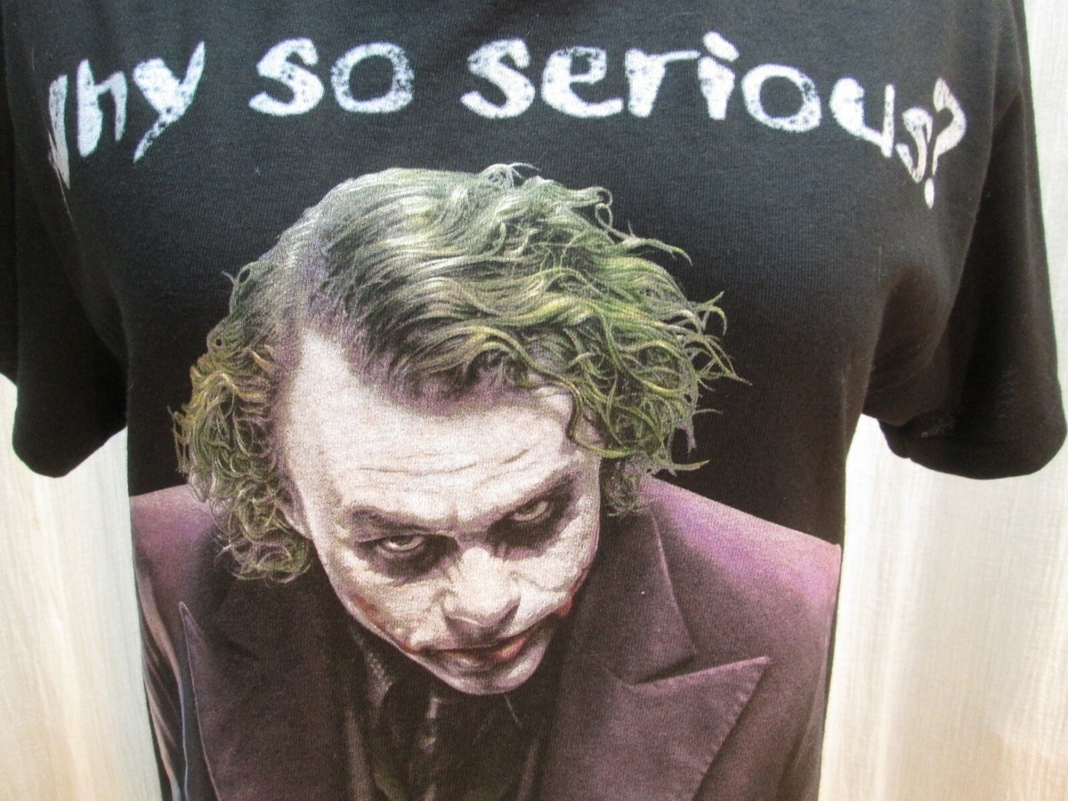 Dark Knight Trilogy Heath Ledger WHY SO SERIOUS Batman Joker