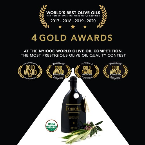 Pamako Ultra-Premium Monovarietal-Mountain Organic Extra Virgin Olive Oil 500ml - Picture 3 of 11