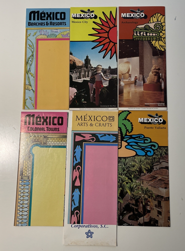 Lot 1990's Mexico Tourist Magazines Souvenir Brochures Maps Info - Picture 4 of 9