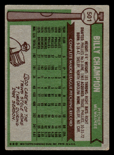 1976 Topps singles #'s 330-660 *Free Shipping* build your own lot - Picture 163 of 315