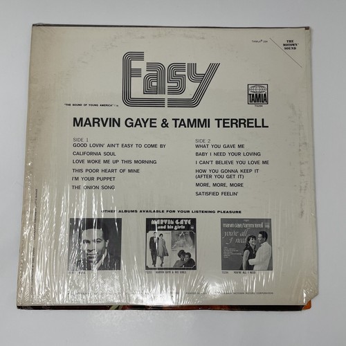 Marvin Gaye Tammi Terrell LP Easy 1969 Tamla Records S294 OG Inner Sleeve Shrink - Picture 5 of 10