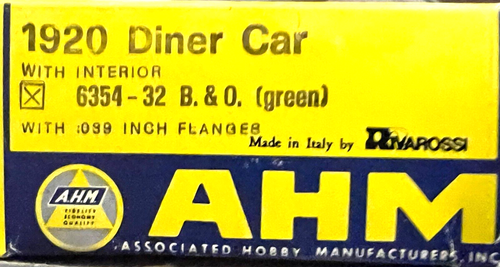 HO Rivarossi Baltimore & Ohio 1920’s Dark Green Diner ‘Molly Stark’ Int Passengr - Picture 4 of 6