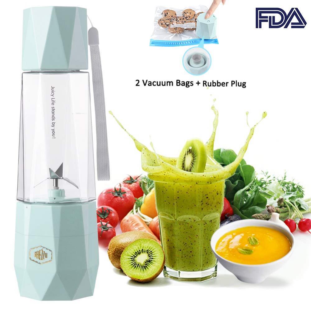 Personal Blender Portable Blender USB Rechargeable Diamond Effect Vacuum Blender Personal Blender Portable Blender USB Rechargeable Diamond Effect Vacuum Blender
