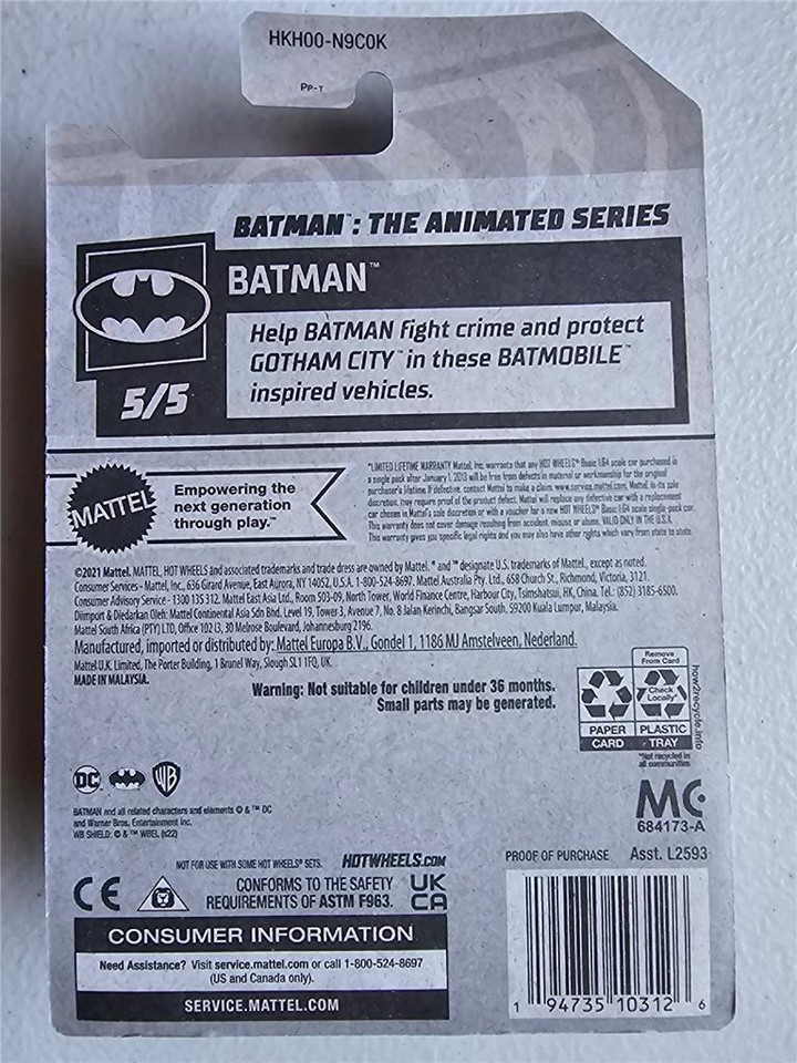 Hot Wheels Batman_animated_series - Mundo Coleção