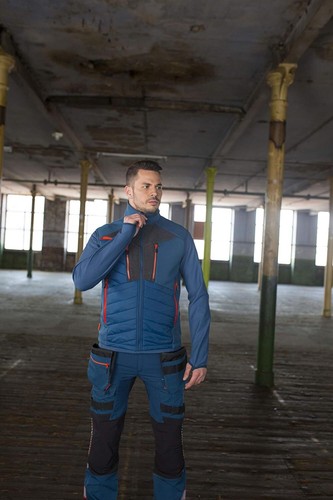 Portwest DX4 Hybrid Baffle Work Jacket Padded Insulated Anti-Static Finish Coat - Picture 5 of 15