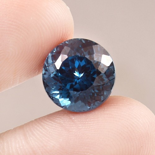 Piedra preciosa suelta de turmalina brasileña azul verde grado natural de 9,25 quilates - Imagen 3 de 4