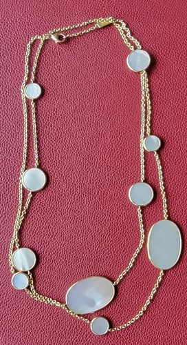 Ippolita 18K Gold Rock Candy Mother Of Pearl  Station Necklace Retail: $3,895 - Picture 8 of 8