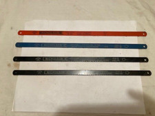 MADE USA - NOS - NICHOLSON HACKSAW BLADES - 4 ASSORTED - 12" - 18 TEETH