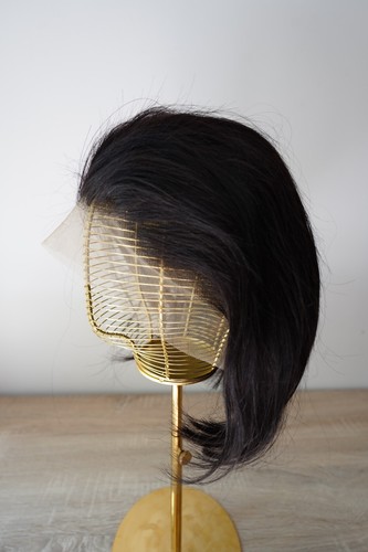 Peluca Bob Frontal Recta Hueso SDD Japonés 12 pulgadas 100% Cabello Humano - Imagen 13 de 21