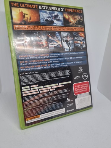 Battlefield 3 Premium Edition - Microsoft Xbox 360 GC - 2 Disc Set - Picture 2 of 2