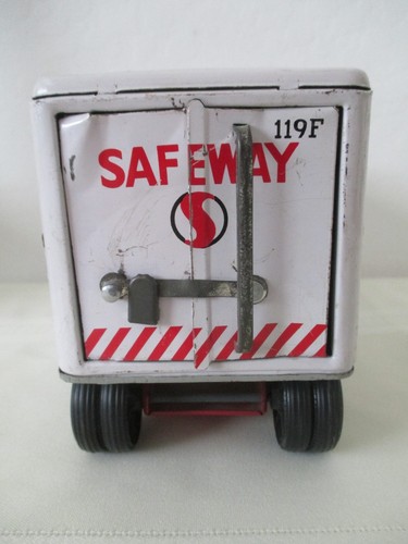 Toy Safeway Grocery Store 16” Tin Litho Friction Semi Truck #182B 1960s Japan B - Picture 15 of 19