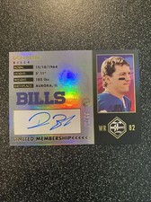 2023 Panini Limited Don Beebe Limited Membership Auto #62/99 Bills