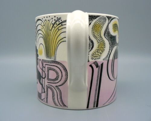 WEDGWOOD 1953 CORONATION MUG QUEEN ELIZABETH II ERIC RAVILIOUS TANKARD PERFECT - Picture 14 of 16