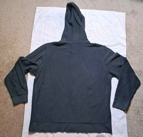 Felpa con cappuccio Everlane uomo The Twill full zip verde lounge casual grande - Foto 6 di 10