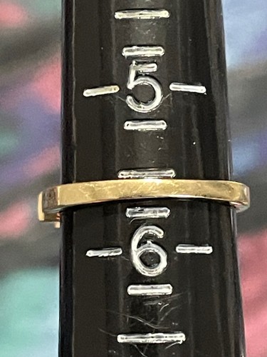 Anello Diamanti Oro Giallo Solitario 14K Tanzanite Taglia 5,5 - Foto 12 di 18