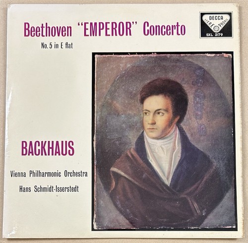 Backhaus Beethoven Emperor Concerto WBG Ed1 NM Vinyl LP Decca SXL 2179