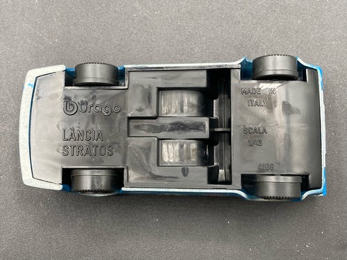 Burago 1/43 Lancia Stratos Rallye VSD Die Cast W/ Box - Picture 8 of 10